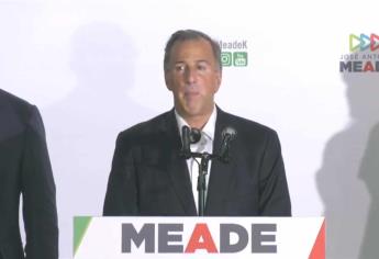 Reconoce Meade triunfo de López Obrador