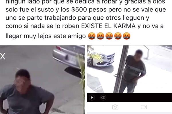 Roba pastelería y después se disculpa