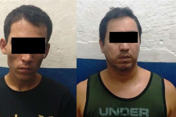 Arrestan a dos presuntos ladrones en la colonia Shimizu