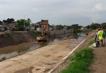 Lento, pero avanza el revestimiento del arroyo Jabalines