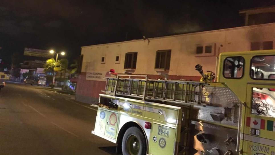 Se incendia cocina económica en Mazatlán