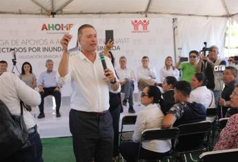 Quirino anuncia colector pluvial para “Las Mañanitas” en Los Mochis