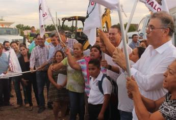 Dan banderazo para inicio de pluvial en Las Mañanitas