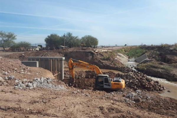 Sin concluir reparación de red hidroagrícola en Sinaloa