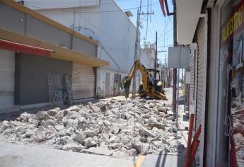 Reanudan trabajos en la calle Guillermo Prieto de la Zona 30