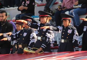 Inauguran la XXVII Concurso de Bandas de Guerra y Escolta