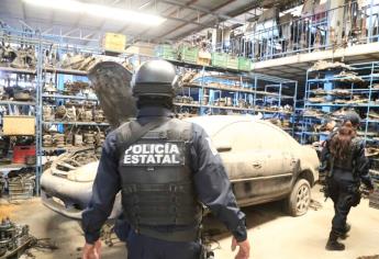 Tras operativo en yonkes embargan más de 100 unidades en Culiacán
