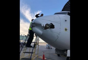 Dron impacta con avión de Aeroméxico en Tijuana
