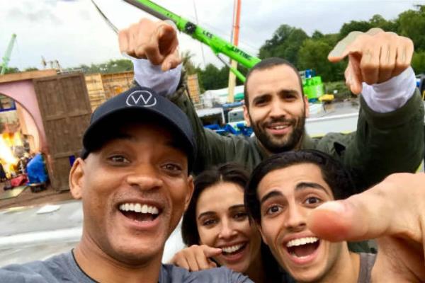 Dan primer vistazo al live action de Aladdin; Will Smith pararece como el genio