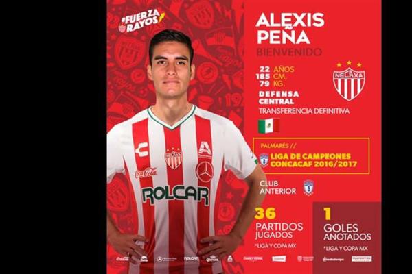 Necaxa se refuerza con sinaloense Alexis Peña