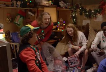 Elenco de “Stranger things” celebra Navidad desde el “Upside down”