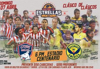 Invitan al juego de las Leyendas de Chivas y América