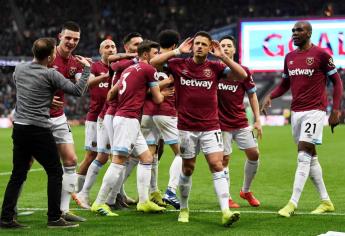 Javier Hernández da triunfo al West Ham sobre el Huddersfield