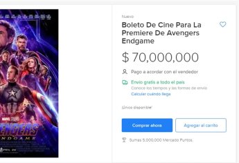 Por las nubes reventa de boletos para Avengers: EndGame