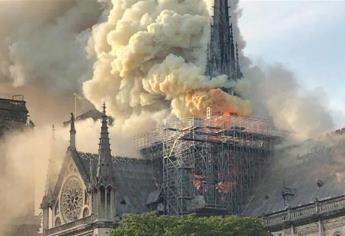 Se incendia la Catedral de Notre Dame