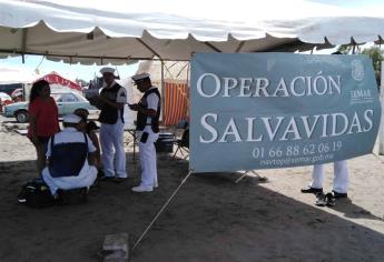 Marinos salvan a niña de ahogarse en La Biznaga