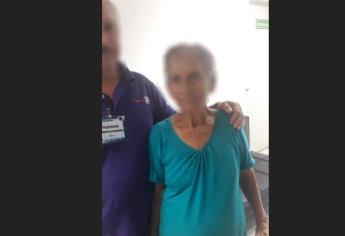 Abuelita olvida su domicilio y deambula por horas en Culiacán