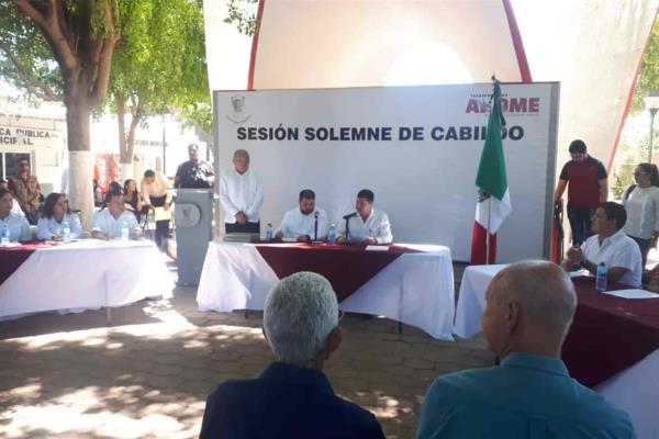 Trasladan poderes municipales de Ahome a El Guayabo