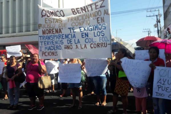 Protestan familias de la Francisco I. Madero, en Mazatlán