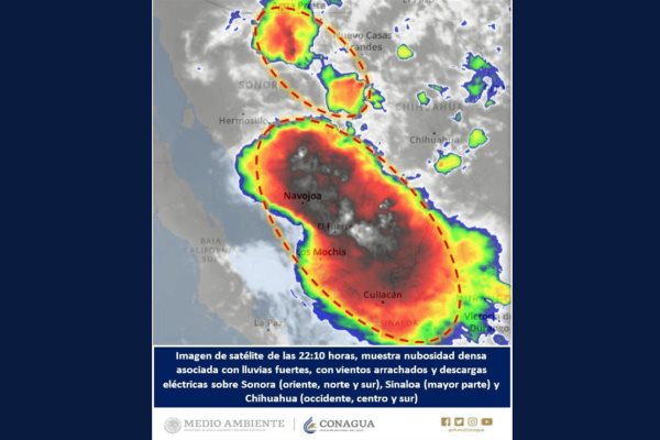 Se mantiene pronóstico de lluvias para Sinaloa: Protección Civil