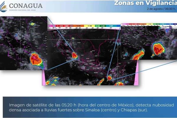 Pronostican lluvias fuertes para Sinaloa