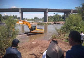 Inicia Semar dragado del río Sinaloa, en Guasave