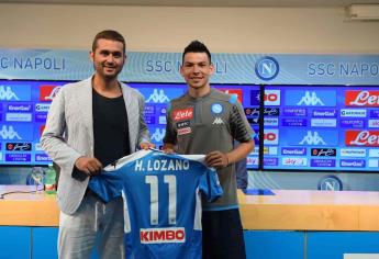 Napoli presenta a mexicano “Chucky” Lozano; portará el dorsal 11