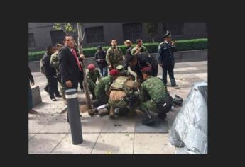 Resulta herido paracaidista durante desfile militar