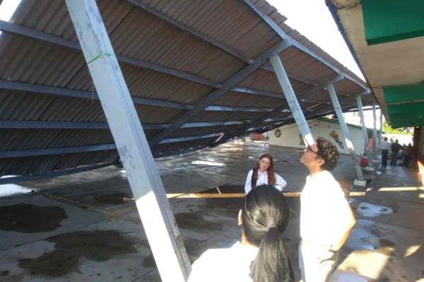 Supervisa SEPyC escuelas dañadas por “Narda”