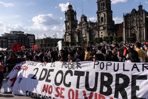 A 51 años de la matanza, sigue lucha por un país democrático: Comité 68