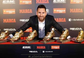 Messi recibe su sexta Bota de Oro