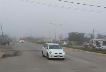 Neblina cubre algunas zonas de Mazatlán
