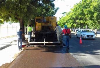 Aseguran que reencarpetado en calles de Culiacán debe durar 15 años