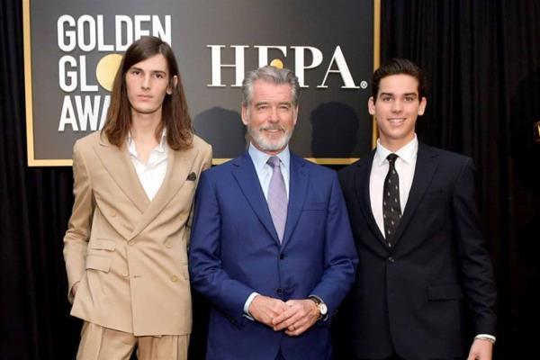 Hijos de Pierce Brosnan serán embajadores de los Globos de Oro