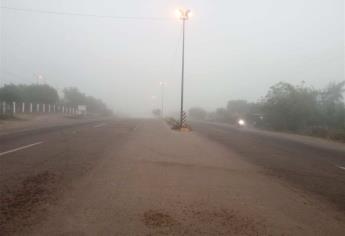 Piden precaución por presencia de neblina en la Mochis-El Fuerte