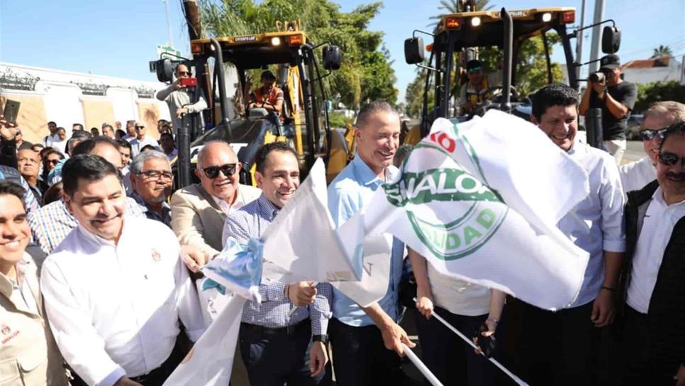 Inician obras del colector Roosevelt; invierten 69.4 mdp en Mazatlán