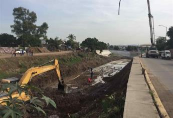 Dan continuidad al revestimiento del arroyo Jabalines