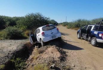 Dos lesionados tras accidente en camino de El Maviri