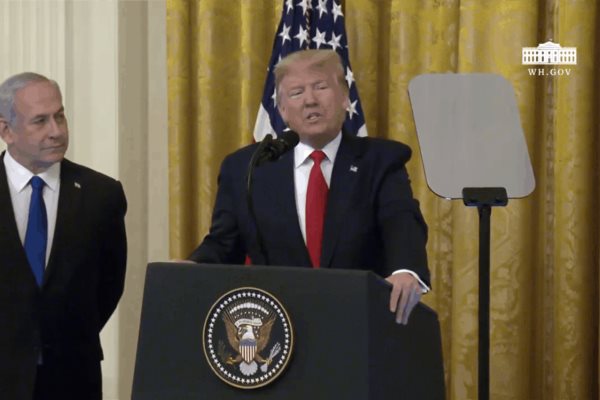 Trump anuncia Acuerdo del Siglo Israel-Palestina