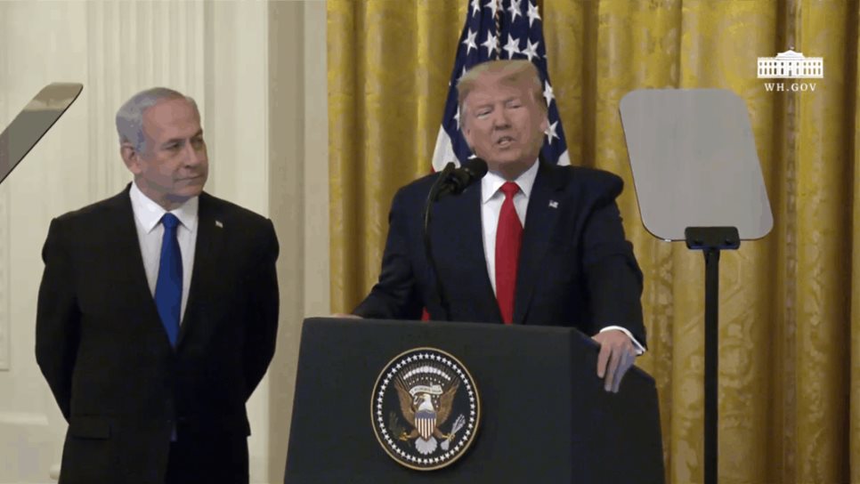 Trump anuncia Acuerdo del Siglo Israel-Palestina