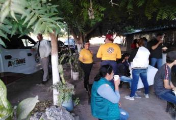 Realizan shower médico a voluntario de Protección Civil