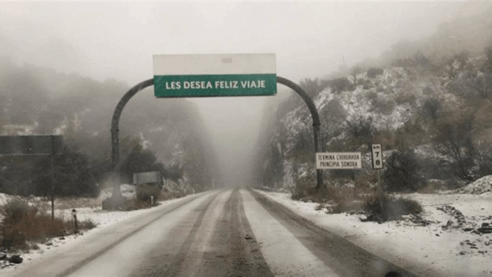 Tormenta invernal y frente frío dejarán una gélida Navidad en zonas altas de Sinaloa