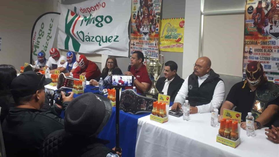 Invitan a función de lucha libre en Los Mochis