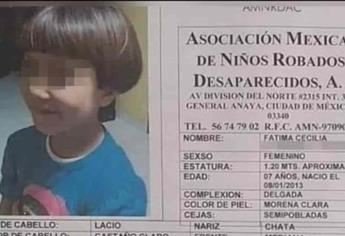 Ofrecen 2 mdp por asesinos de niña Fátima