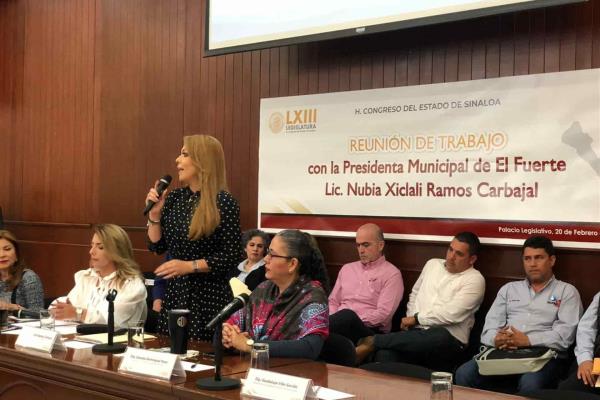 Mala calidad del agua en El Fuerte, por falta de recursos: Nubia Ramos