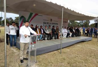 Conmemoran en Ahome el 199 aniversario de la Bandera Nacional