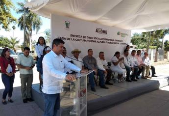 Entrega Iberdrola obras a San Miguel Zapotitlán