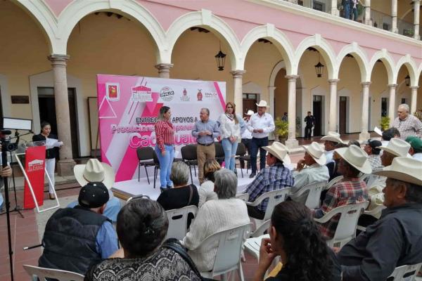 Entregan apoyos a temporaleros de cacahuate en El Fuerte y Choix