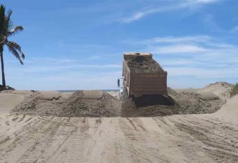 Cierran accesos a las playas de Navolato