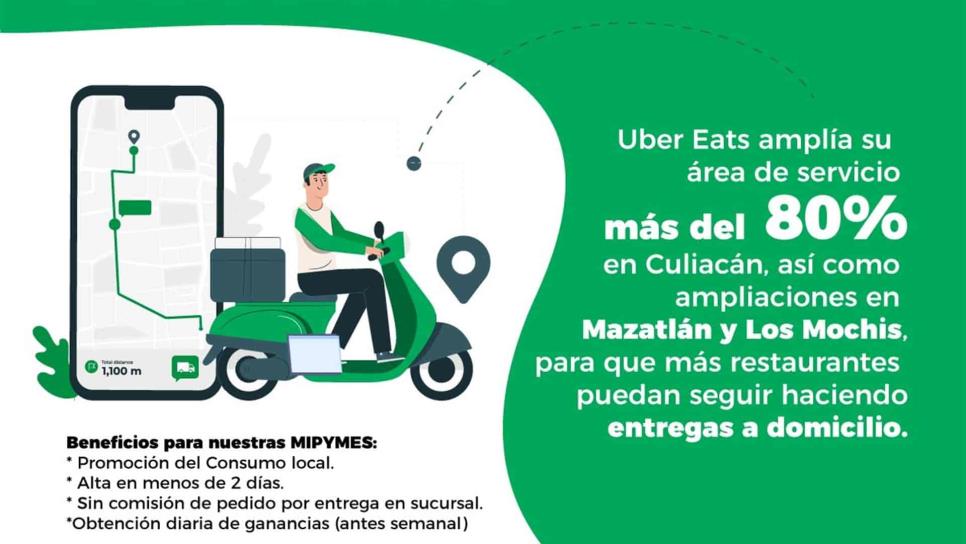 Gobierno y Uber Eats suman esfuerzos para apoyar la economía local